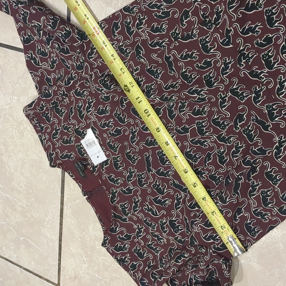 𝅺Ann Taylor Cat Panther Midi Flare Dress Size 2 NWT - Picture 5 of 7